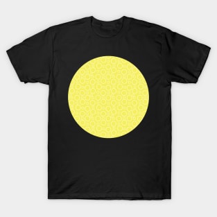 Lemon Bubbles. A simple, modern design in lemon and white. T-Shirt